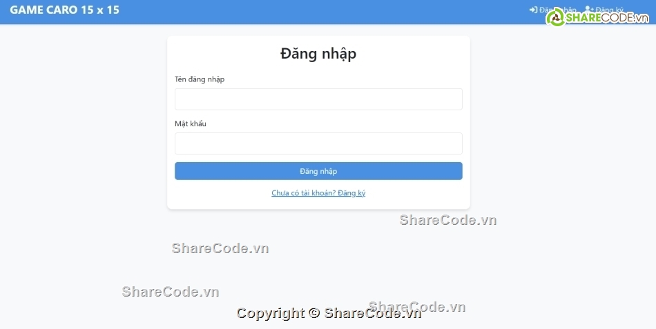 game cờ caro,đồ án web php,php thuần,web php,game cờ,game